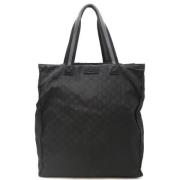 Pre-owned Canvas totes Gucci Vintage , Black , Dames