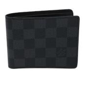 Pre-owned Canvas wallets Louis Vuitton Vintage , Black , Dames