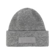 Grijze Wol Alpaca Blend Beanie Jacquemus , Gray , Unisex