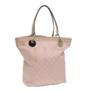 Pre-owned Canvas gucci-bags Gucci Vintage , Pink , Dames