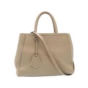 Pre-owned Leather fendi-bags Fendi Vintage , Gray , Dames