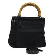 Pre-owned Nylon gucci-bags Gucci Vintage , Black , Dames