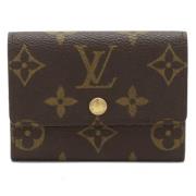 Pre-owned Canvas wallets Louis Vuitton Vintage , Brown , Dames