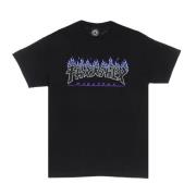 Godzilla Charred Tee Zwart Heren T-Shirt Thrasher , Black , Heren