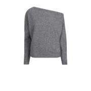 Asymmetrische Wollen Trui Dante 6 , Gray , Dames