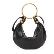 Leren Armband Hobo Tas Chloé , Black , Dames