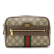 Pre-owned Canvas gucci-bags Gucci Vintage , Beige , Dames