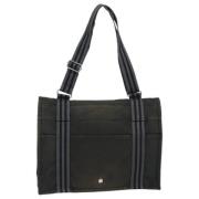 Pre-owned Canvas shoulder-bags Hermès Vintage , Black , Dames