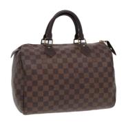 Pre-owned Canvas louis-vuitton-bags Louis Vuitton Vintage , Brown , Da...