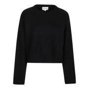 Oversized Sweater in Bruzzi Stijl Loulou Studio , Black , Dames