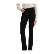 Zwarte Flare High Waist Jeans Guess , Black , Dames