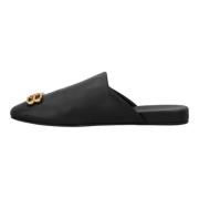 Leather mules Balenciaga , Black , Heren