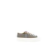 Klassieke Check House Sneakers Burberry , Brown , Heren