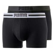 Geplaatste Logo Boxershorts Puma , Black , Heren