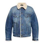 Denim jas Dolce & Gabbana , Blue , Heren