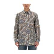 Stijlvol Paisley Print Casual Overhemd Etro , Multicolor , Heren