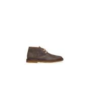 Nabuk Desert Boots met leren voering Frau , Brown , Heren