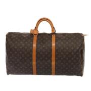 Pre-owned Canvas travel-bags Louis Vuitton Vintage , Brown , Dames