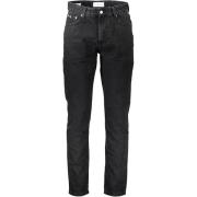 Zwarte Katoenen Jeans & Broek Calvin Klein , Black , Heren