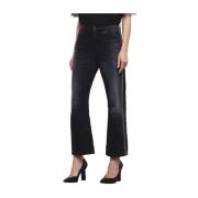 Zwarte Straight Jeans voor Vrouwen Gaëlle Paris , Black , Dames