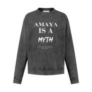 Stijlvol Amsterdam Sweatshirt Amaya Amsterdam , Gray , Dames