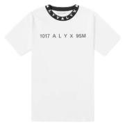 Casual Katoenen T-shirt in Zwart 1017 Alyx 9SM , White , Heren