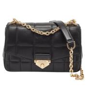 Pre-owned Leather shoulder-bags Michael Kors Pre-owned , Black , Dames