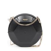 Pre-owned Leather clutches Burberry Vintage , Black , Dames