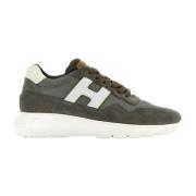 Interactieve Stijlvolle Sneakers Hogan , Green , Heren