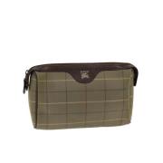 Pre-owned Cotton clutches Burberry Vintage , Beige , Dames