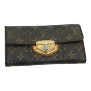 Pre-owned Canvas wallets Louis Vuitton Vintage , Brown , Dames