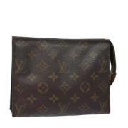 Pre-owned Canvas pouches Louis Vuitton Vintage , Brown , Dames