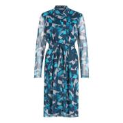 Bloemen knoopjurk Betty & Co , Multicolor , Dames