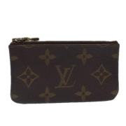 Pre-owned Canvas wallets Louis Vuitton Vintage , Brown , Dames