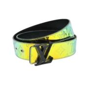 Pre-owned Coated canvas belts Louis Vuitton Vintage , Multicolor , Dam...