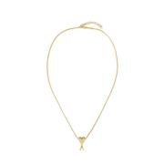 Gouden Metalen Ketting met Sluiting Ami Paris , Yellow , Dames