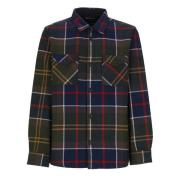 Multicolor Tartan Patroon Katoenen Overhemd Barbour , Multicolor , Her...