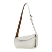 Witte leren Crossbody tas Alexander McQueen , White , Dames