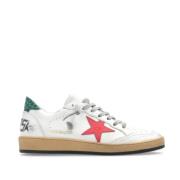 Witte Multicolor Leren Sneakers Ster Golden Goose , White , Dames