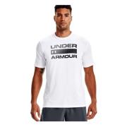 T-Shirts Under Armour , White , Heren