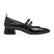 Zwarte blokhakpumps Tamaris , Black , Dames