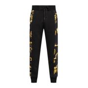 Zwarte Broek voor Mannen Aw24 Versace Jeans Couture , Black , Heren