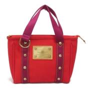 Pre-owned Canvas louis-vuitton-bags Louis Vuitton Vintage , Red , Dame...