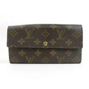 Pre-owned Canvas wallets Louis Vuitton Vintage , Brown , Dames