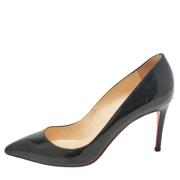 Pre-owned Leather heels Christian Louboutin Pre-owned , Black , Dames