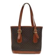 Pre-owned Leather totes Celine Vintage , Brown , Dames