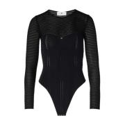 Zwart Tricot Body Elisabetta Franchi , Black , Dames