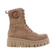 Platform Enkellaarzen voor vrouwen Nerogiardini , Beige , Dames