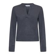 Antraciet Sweater Collectie Kaos , Gray , Dames