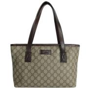 Pre-owned Leather gucci-bags Gucci Vintage , Brown , Dames